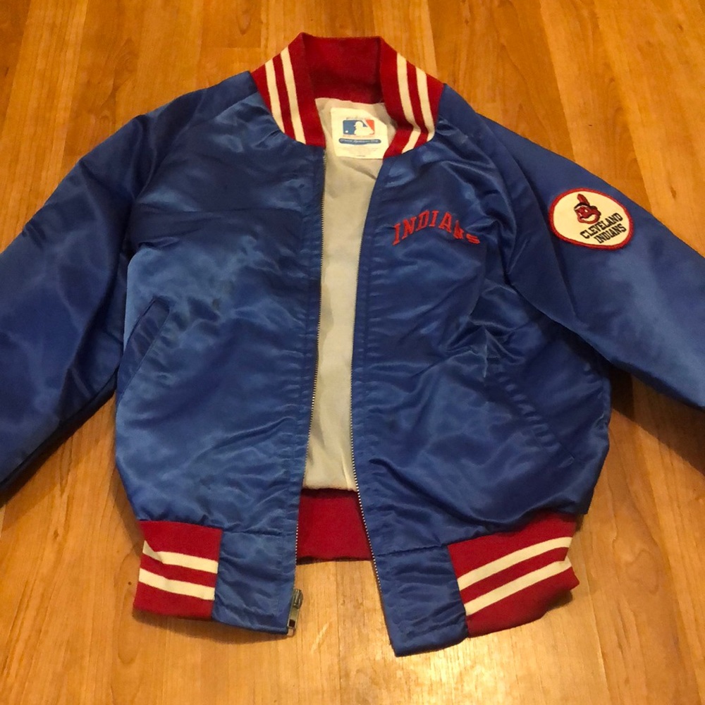 Cleveland Indians Vintage Baseball Jacket